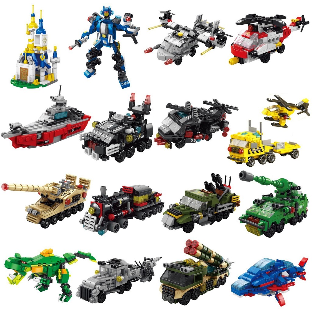 Lego Set City - 6 IN 1 Città Ingegneria Auto