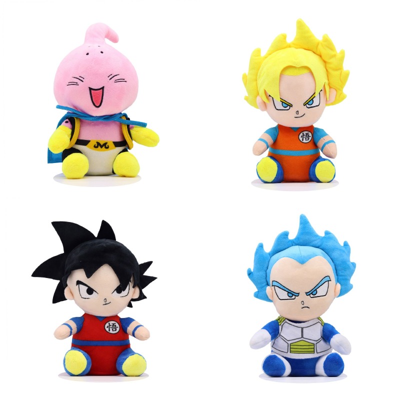 Ornament Ball Set - Peluche Dragon Ball Super Saiyan, Bambola