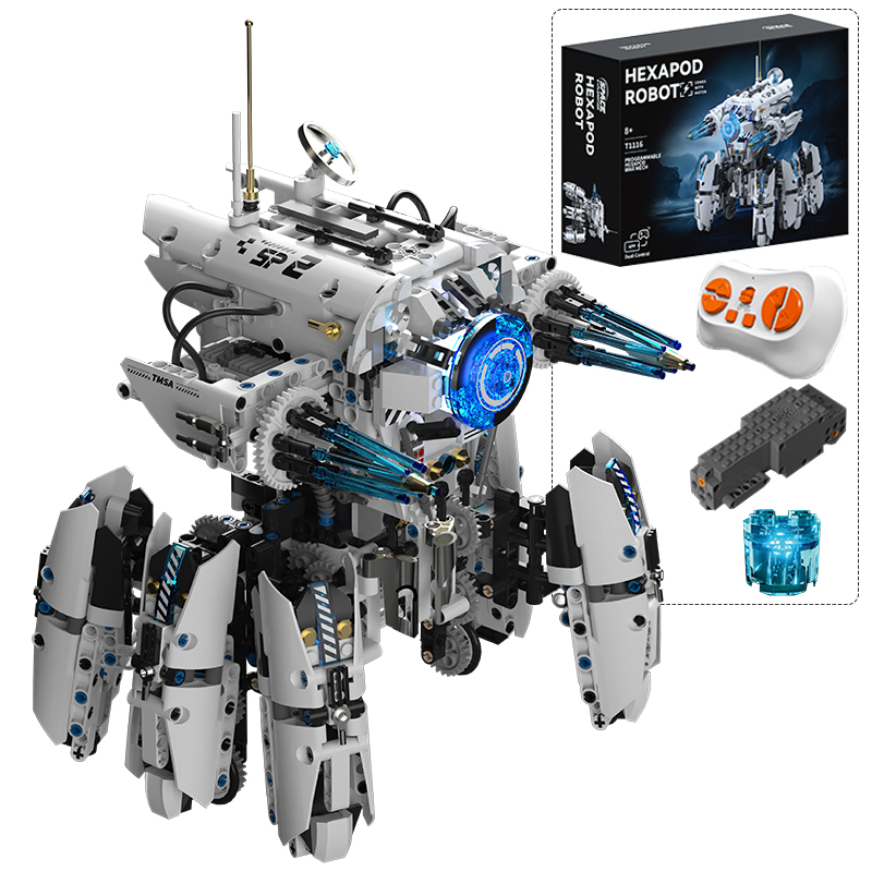 Lego Set City - Robot Esapode Programmabile Tecnico, Macchina da