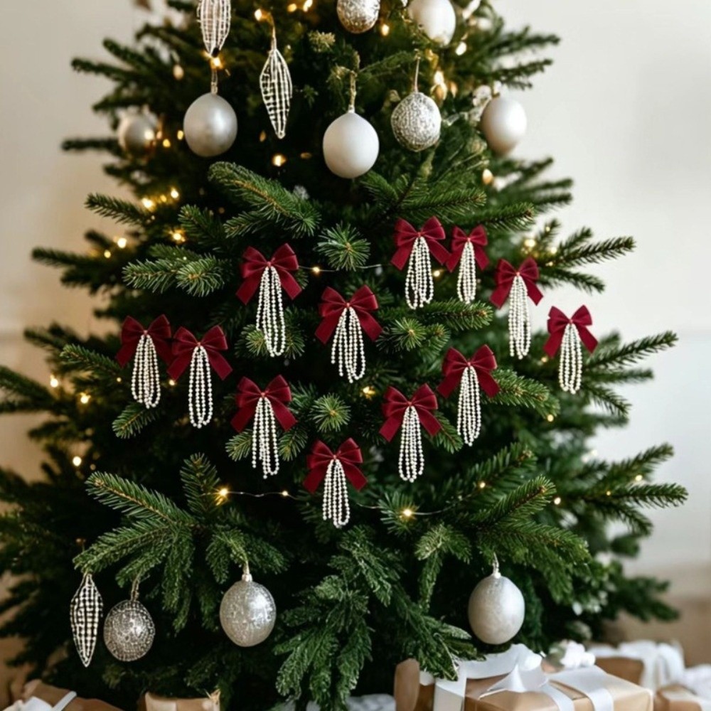 Gift Box Wrap Set - Set di 12 Fiocchi per Albero