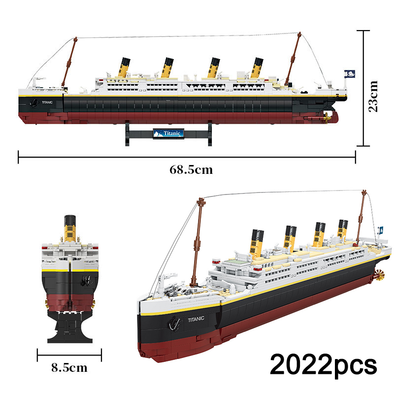 Lego Set City - Idee creative Modello Titanic Creativo di