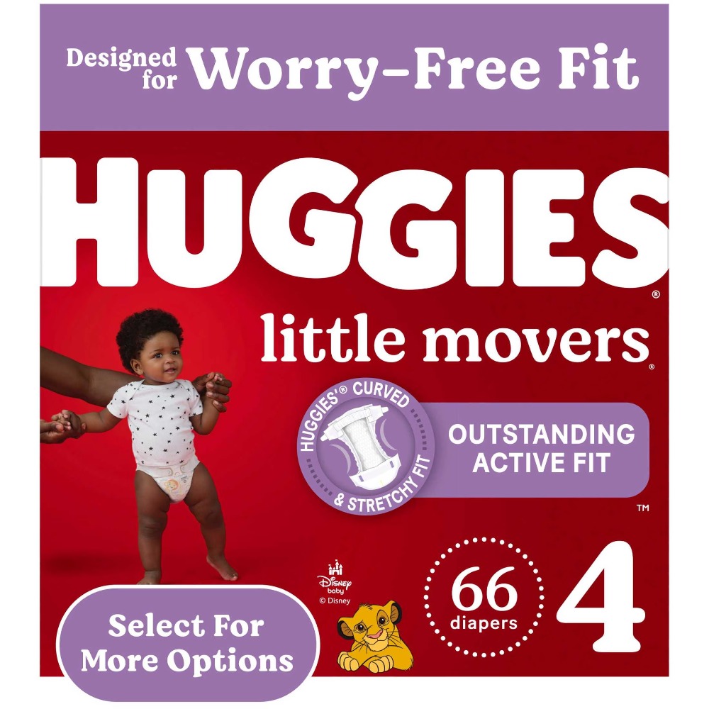 Huggies Diaper Little Movers - Pannolini Huggies Little Movers taglia 4,