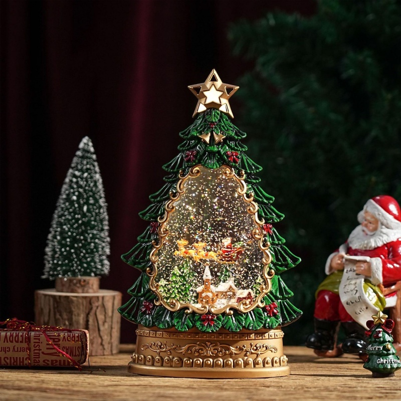 Snow Globe Musical - Globo di Neve Musicale con Babbo