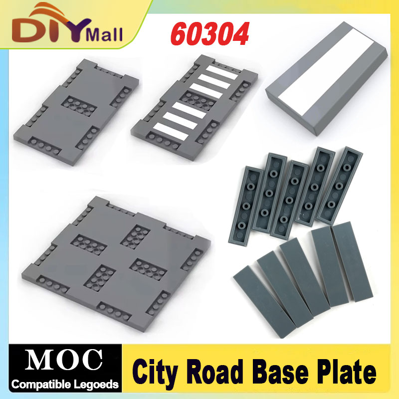 Lego Set Creator - MOC City Road Set di piastre
