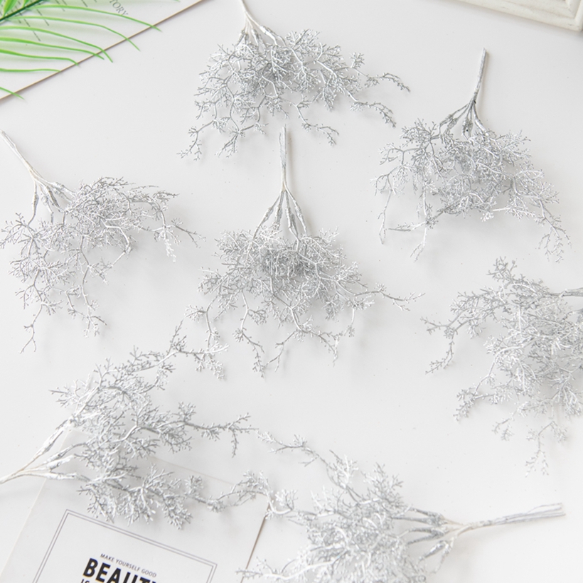 6Pcs piante artificiali Golden - Christmas Wreath Fake recensione e prezzo