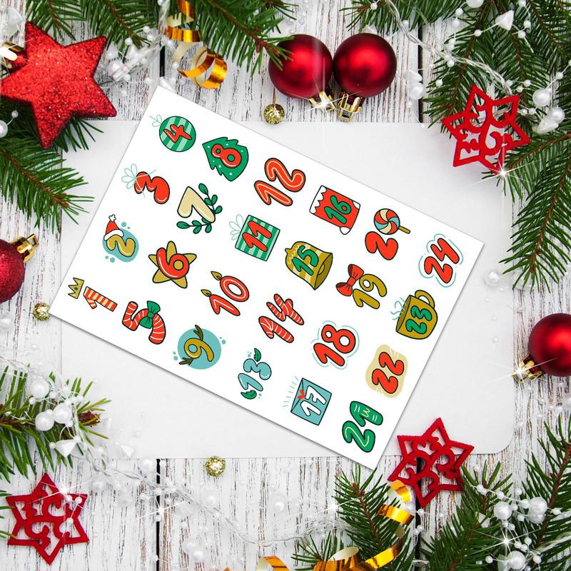 Buon Natale Adesivi Calendario - Advent Calendar Gift recensione e prezzo